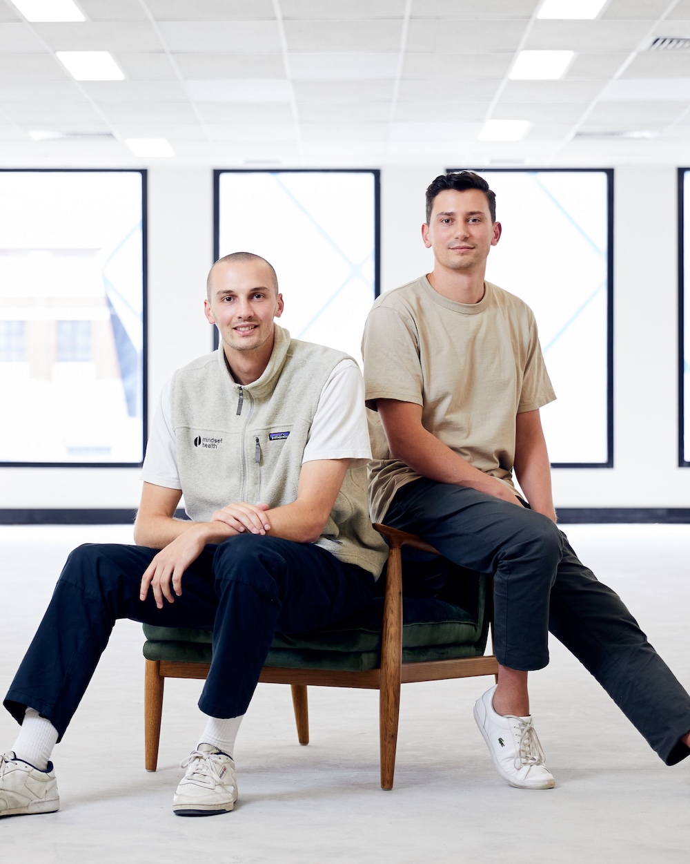 Chris and Alex Naoumidis, co-founders of Mindset Health